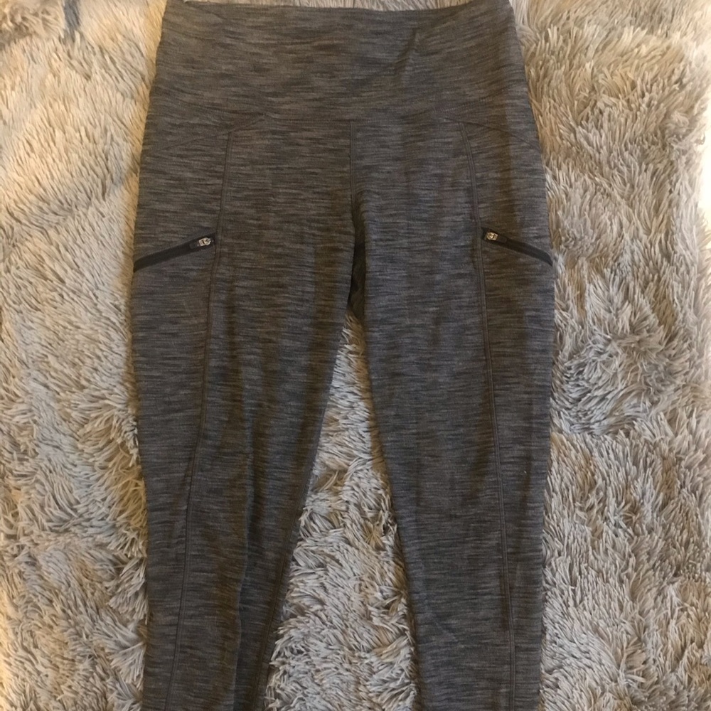 Athleta Leggings with Zip-Pockets